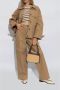 Ganni Stijlvolle Buckle Ballerina Schoenen Beige Dames - Thumbnail 3