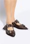 Ganni Bourgondische Feminine Buckle Ballerina Schoenen Red Dames - Thumbnail 54
