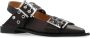 Ganni Bourgondische Feminine Buckle Ballerina Schoenen Red Dames - Thumbnail 56