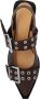 Ganni Bourgondische Feminine Buckle Ballerina Schoenen Red Dames - Thumbnail 58