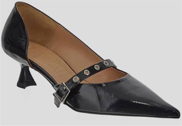 Ganni Shoes Black Dames