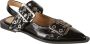 Ganni Bourgondische Feminine Buckle Ballerina Schoenen Red Dames - Thumbnail 51