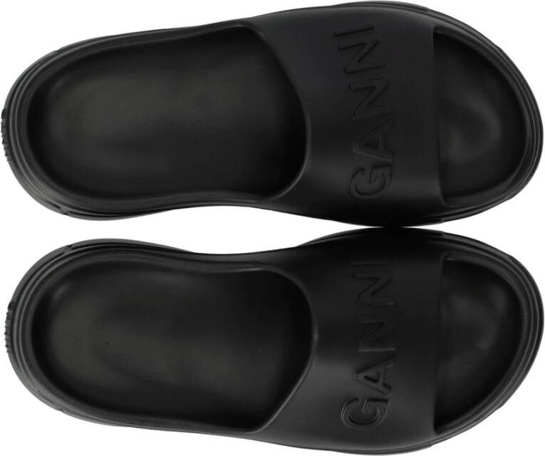 Ganni Sliders Black Dames