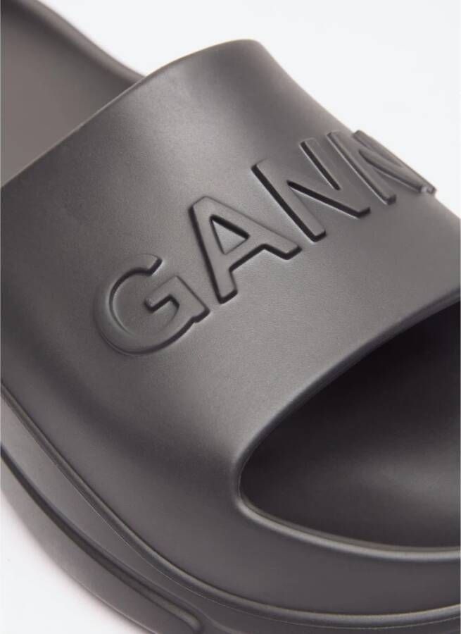 Ganni Sliders Black Dames