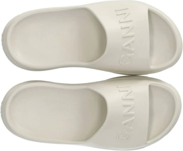 Ganni Sliders White Dames