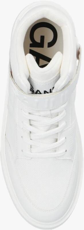 Ganni Sneakers met logo Wit Dames