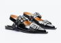 Ganni Zwarte Ballerina's Synthetische Leren Schoenen - Thumbnail 8