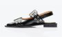 Ganni Zwarte Ballerina's Synthetische Leren Schoenen - Thumbnail 9