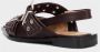 Ganni Bourgondische Feminine Buckle Ballerina Schoenen Red Dames - Thumbnail 72