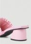 Ganni Technische Smock Kitten Heel Mules Roze Dames - Thumbnail 5