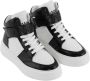 Ganni Vintage Zwart Wit Hoge Sneakers Zwart Dames - Thumbnail 4