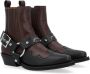 Ganni Fitted Chelsea Western boots Brown Dames - Thumbnail 2