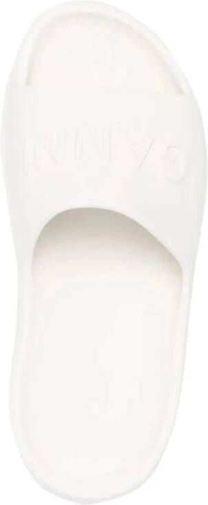 Ganni Witte Casual Mules Pool Slide White Dames