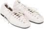 Ganni Witte Leren Veterschoenen Ballerina - Thumbnail 2