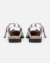 Ganni Metallic Buckle Ballerina Schoenen Gray Dames - Thumbnail 15