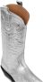 Ganni Zilverkleurige Metallic Geborduurde Slip-On Laarzen - Thumbnail 2