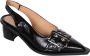 Ganni Zwarte Vrouwelijke Gesp Slingback Pump Black Dames - Thumbnail 5