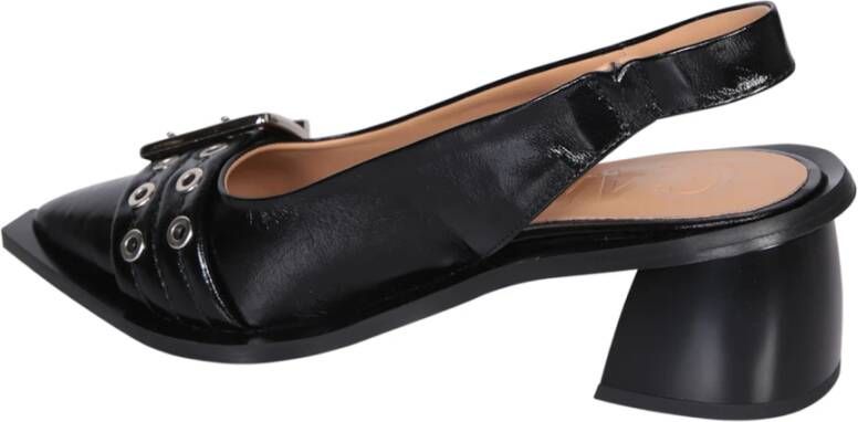 Ganni Zwarte Ballerina Flats Black Dames