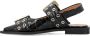 Ganni Bourgondische Feminine Buckle Ballerina Schoenen Red Dames - Thumbnail 30