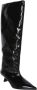 Ganni Soft Soluchy Hoge Hak Hoge Laarzen Black Dames - Thumbnail 2