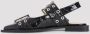 Ganni Bourgondische Feminine Buckle Ballerina Schoenen Red Dames - Thumbnail 40