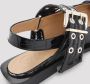 Ganni Bourgondische Feminine Buckle Ballerina Schoenen Red Dames - Thumbnail 42