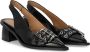 Ganni Zwarte Vrouwelijke Gesp Slingback Pump Black Dames - Thumbnail 7