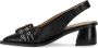Ganni Zwarte Vrouwelijke Gesp Slingback Pump Black Dames - Thumbnail 8