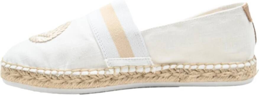 Gant Gewassen Linnen Sneakers Off White Multicolor Dames