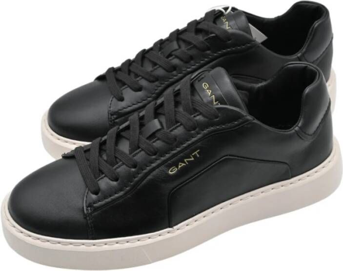 Gant Leren Sneakers Zonick Zwart Black Heren
