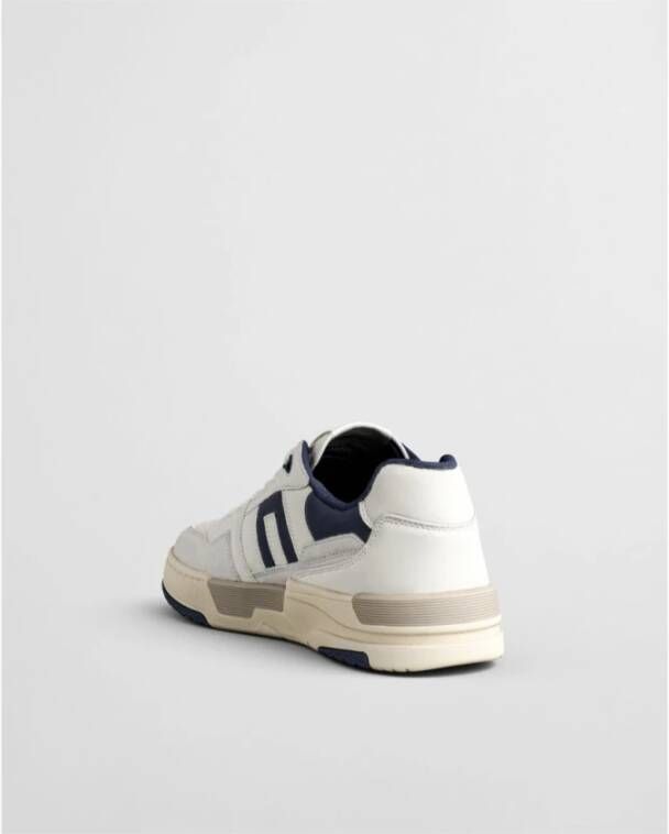 Gant Vintage High Top Basketbalsneakers White Heren