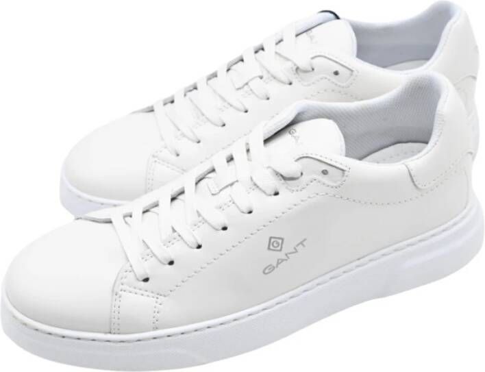 Gant Witte Leren Sneakers Joree White Heren