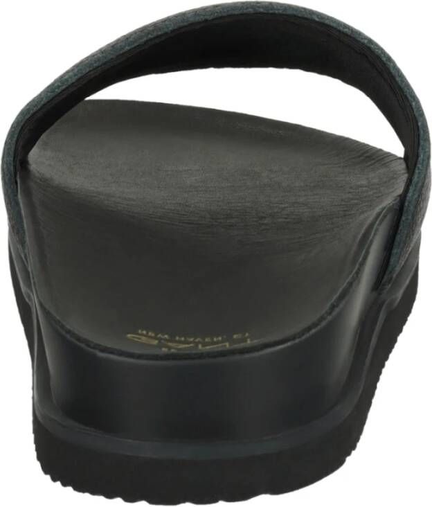 Gant Zwarte Pantoffels voor Vrouwen Black Dames
