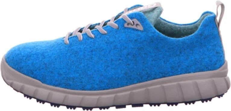 Ganter Blauwe Dames Casual Veterschoenen