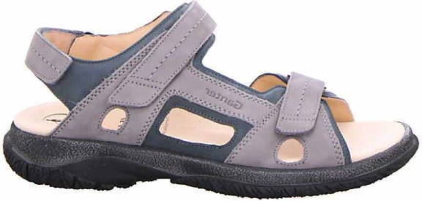 Ganter Grau Platte Sandalen