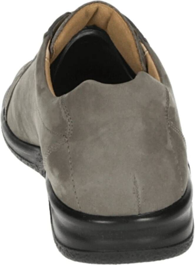 Ganter Taupe Suède Casual Schoenen met Uitneembaar Voetbed