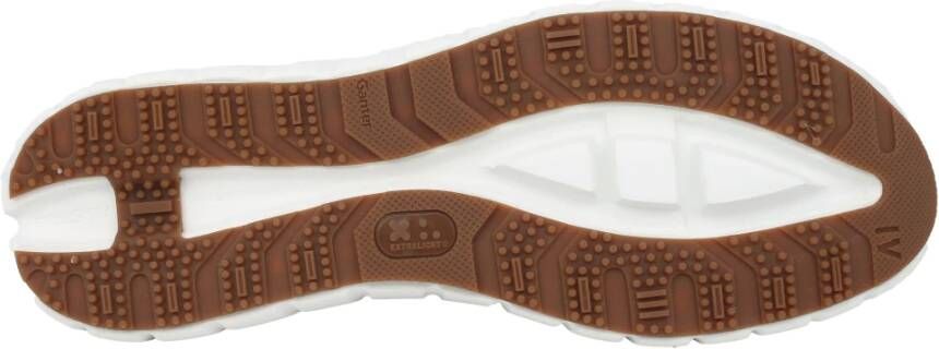 Ganter Wide Fit Leren Sneaker Bruin