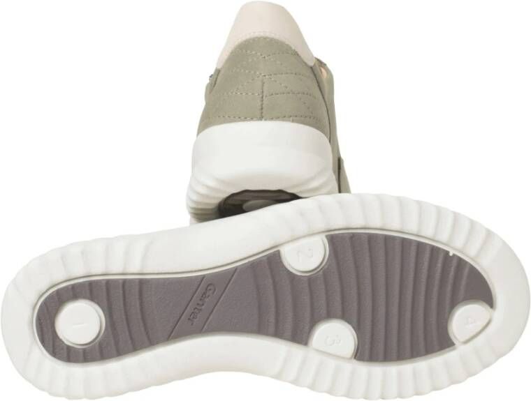 Ganter Wijde Pasvorm Groene Sneaker Comfortabel Leer