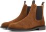 Garment Project Chelsea boot cognac suede Bruin Heren - Thumbnail 3