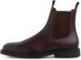 Garment Project Kledingproject Chelsea boot- gp2353-800 donkerbruin leer Bruin Heren - Thumbnail 2