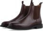 Garment Project Kledingproject Chelsea boot- gp2353-800 donkerbruin leer Bruin Heren - Thumbnail 5