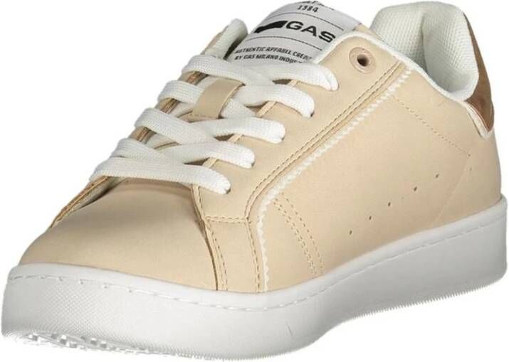 GAS Beige Jade NBX Leren Sneakers