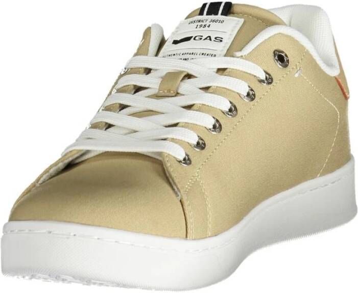 GAS Beige Polyester Heren Sneaker