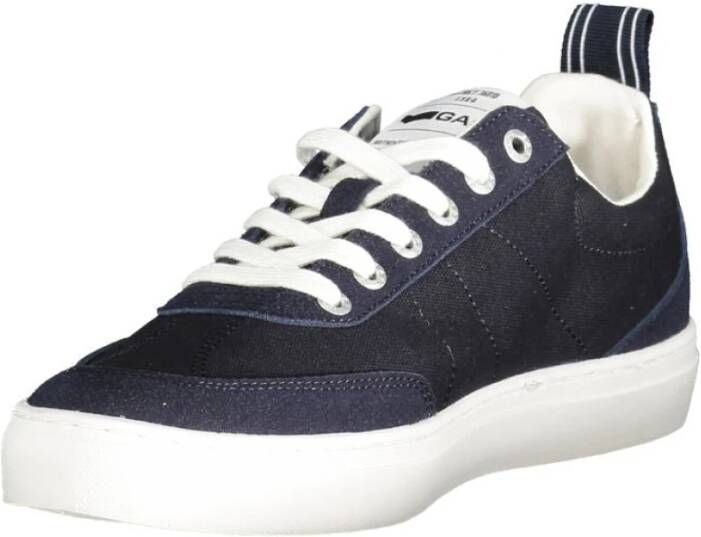 GAS Blauwe Polyester Sneaker Sportieve Chic Stijl