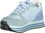 GAS Blauwe Polyester Sneakers met Veters Contrastdetails Logo Blue Dames - Thumbnail 3