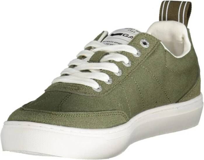 GAS Groene Polyester Sneaker Sportieve Stijl