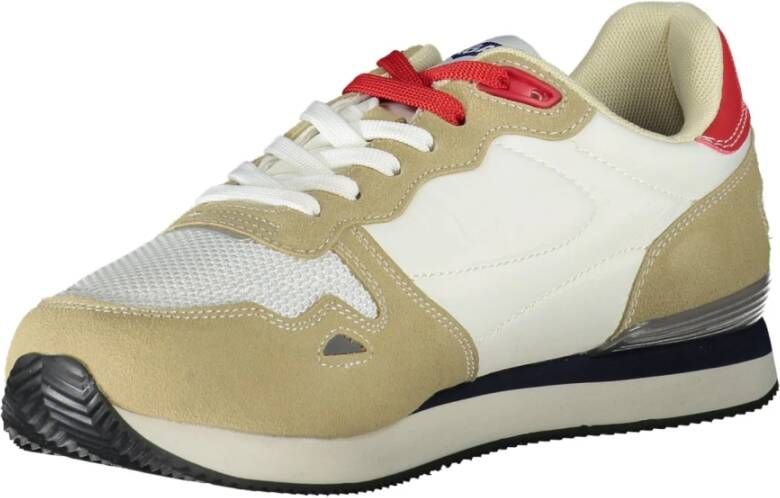 GAS Sportieve Beige Vetersneakers Multicolor Heren