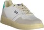 GAS Sportieve witte vetersneakers met contrastdetails White Dames - Thumbnail 2