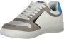 GAS Sportieve Vetersneakers Wit Contrast Logo Multicolor Heren - Thumbnail 6