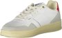 GAS Witte Sneaker van Kunstleer met Contrastdetails Multicolor Heren - Thumbnail 6